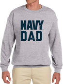Navy Dad Phrase Sweatshirt Men's -Navy Designs