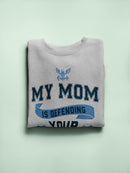 My Mom Freedom Defender Sweatshirt Men's -Navy Designs