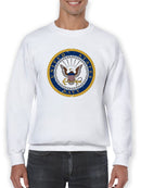 United States Eagle Logo  Sweatshirt Men's -Navy Designs