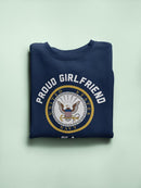 Girlfriend Of A Sailor Sweatshirt Women's -Navy Designs