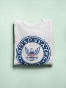 Navy Sister Phrase Sweatshirt Women's -Navy Designs