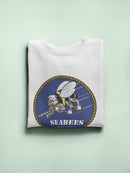 Seabees Phrase Sweatshirt Women's -Navy Designs