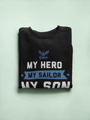 Hero Sailor Son Sweatshirt Women's -Navy Designs