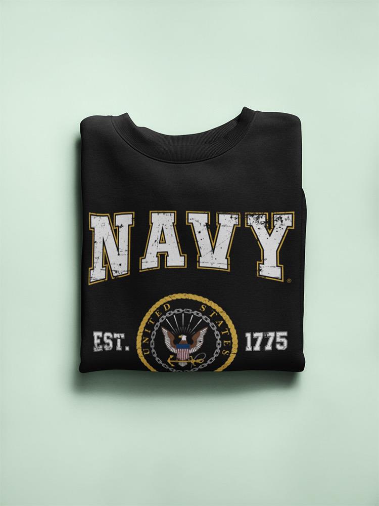 Navy 1775 Phrase Sweatshirt Women's -Navy Designs