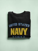 United States Navy Mom Phrase Sweatshirt Women's -Navy Designs
