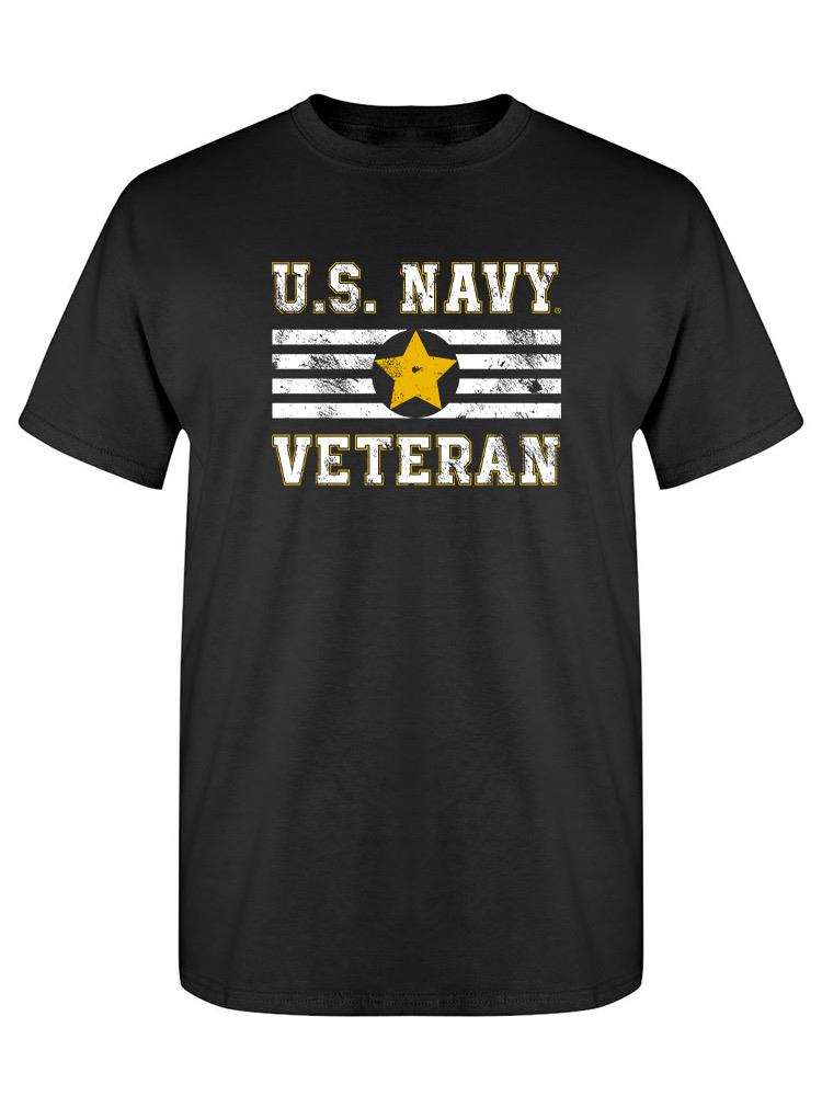 U. S. Veteran T-shirt Men's -Navy Designs