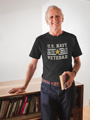 U. S. Veteran T-shirt Men's -Navy Designs