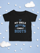 My Uncle Wears Combat Boots Bodysuit -Navy Designs
