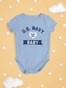 Navy Baby Bodysuit -Navy Designs