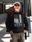 Veteran Of The Us Navy Sweatshirt -Navy Designs