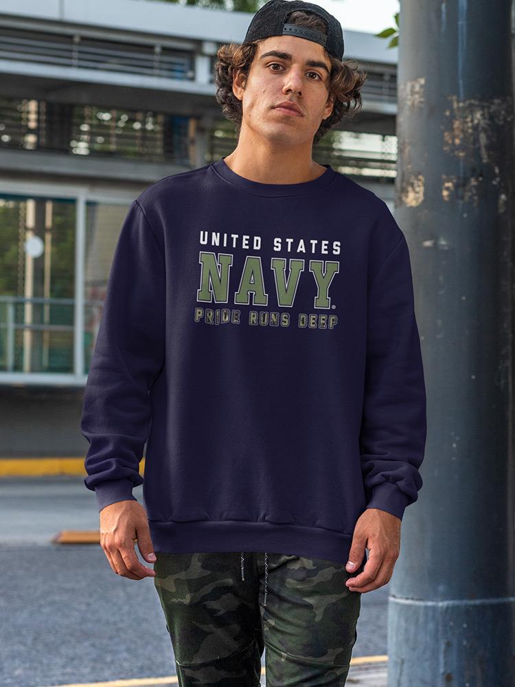 United States Navy Pride Sweatshirt -Navy Designs