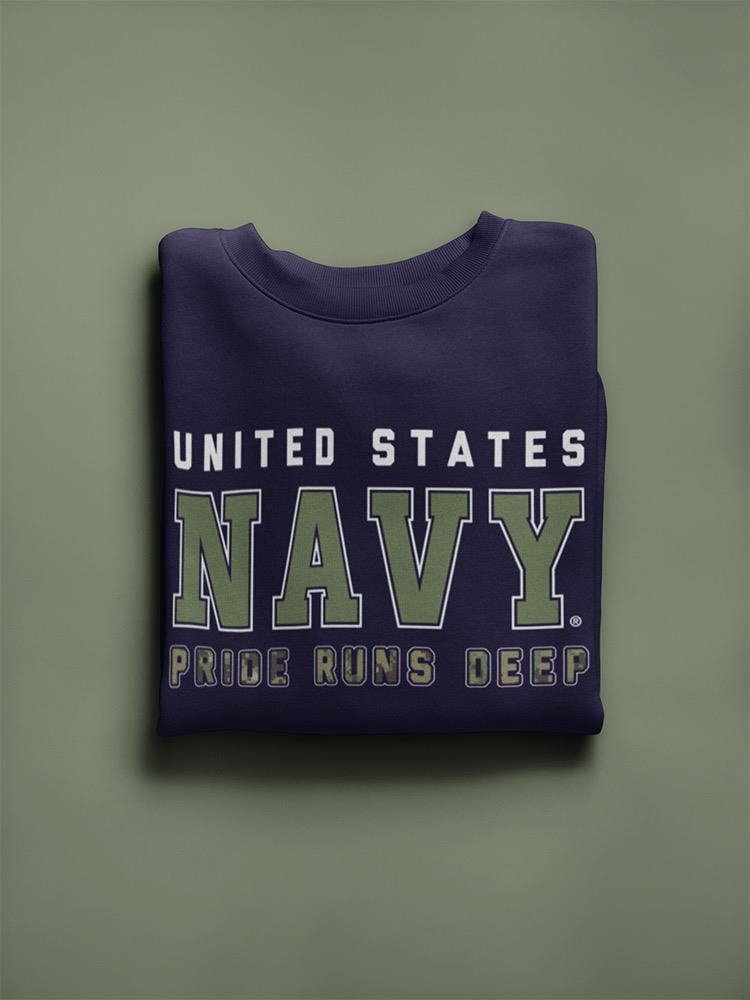 United States Navy Pride Sweatshirt -Navy Designs