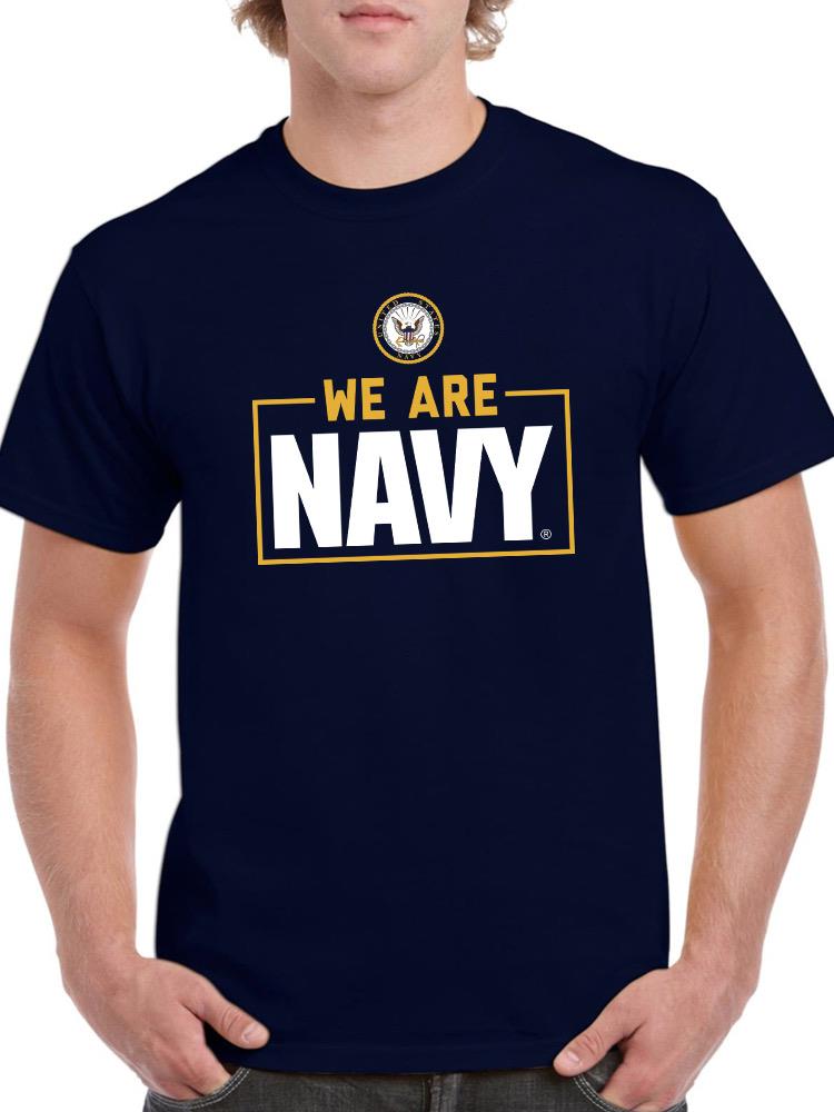 We Are Navy T-shirt -Navy Designs