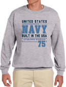 Navy Built In The Sea Sweatshirt -Navy Designs