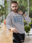 Navy Built In The Sea Sweatshirt -Navy Designs