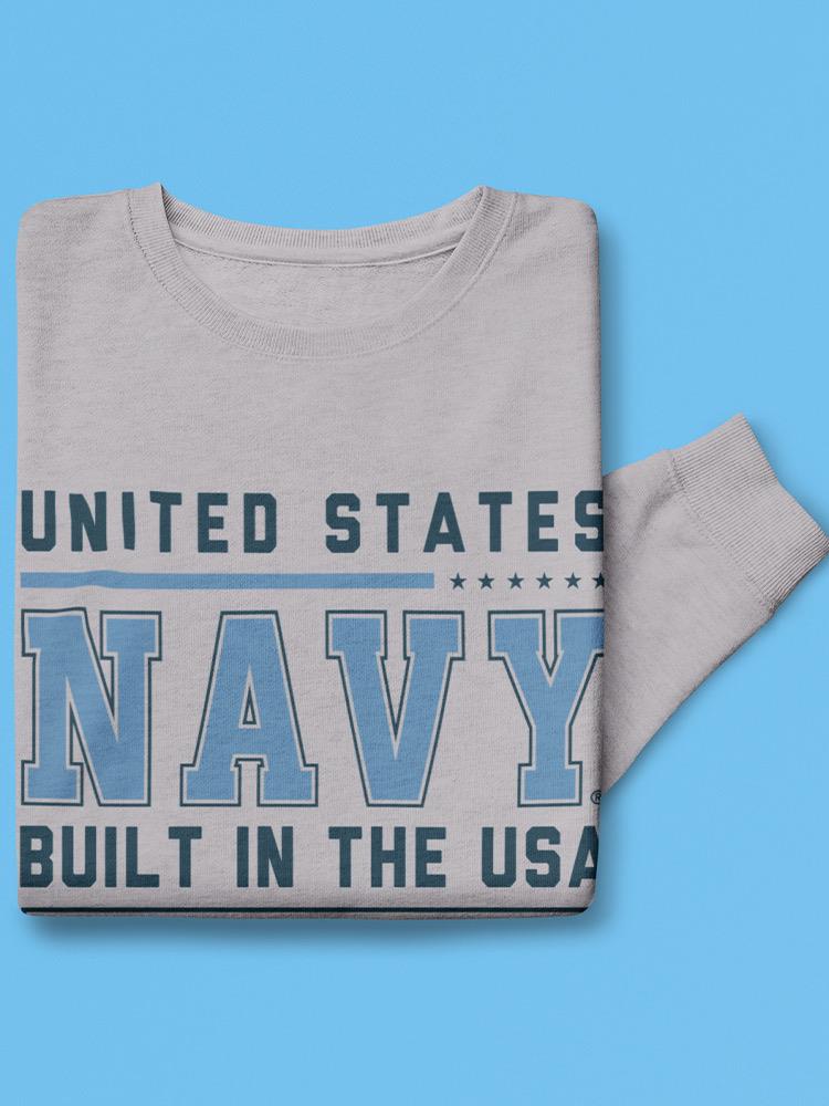 Navy Built In The Sea Sweatshirt -Navy Designs