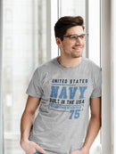 Navy Built In The Sea T-shirt -Navy Designs