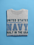 Navy Built In The Sea T-shirt -Navy Designs