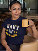 Navy Anchor Aweigh T-shirt -Navy Designs
