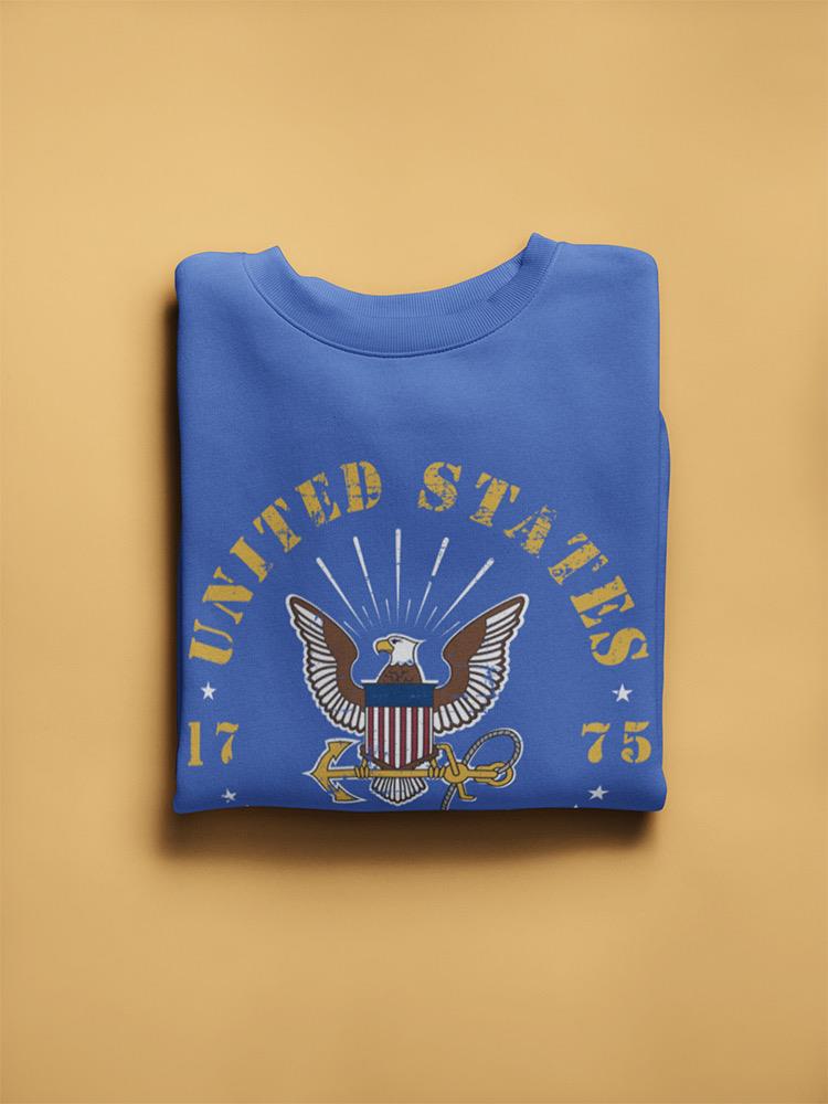 Us Navy 1775 Sweatshirt -Navy Designs