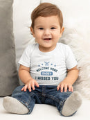 Welcome Home Daddy. Bodysuit -Navy Designs