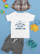 Welcome Home Daddy. Bodysuit -Navy Designs