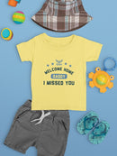 Welcome Home Daddy. Bodysuit -Navy Designs