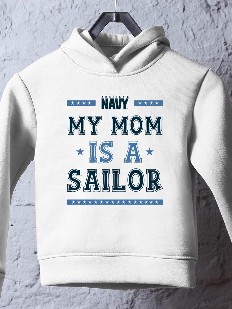 My Mom Is A Sailor Hoodie -Navy Designs