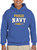 Proud Navy Family Hoodie or Sweatshirt -Navy Designs