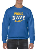 Proud Navy Family Hoodie or Sweatshirt -Navy Designs