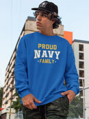 Proud Navy Family Hoodie or Sweatshirt -Navy Designs