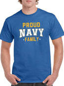 Proud Navy Family T-shirt -Navy Designs