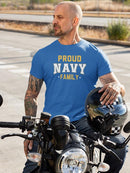 Proud Navy Family T-shirt -Navy Designs