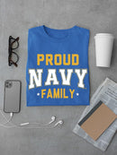 Proud Navy Family T-shirt -Navy Designs