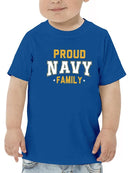 Proud Navy Family T-shirt -Navy Designs