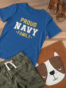 Proud Navy Family T-shirt -Navy Designs