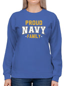 Proud Navy Family Hoodie or Sweatshirt -Navy Designs