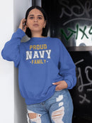 Proud Navy Family Hoodie or Sweatshirt -Navy Designs