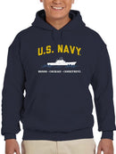 Honor. Courage. Commitment. Hoodie or Sweatshirt -Navy Designs