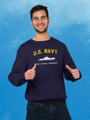 Honor. Courage. Commitment. Hoodie or Sweatshirt -Navy Designs