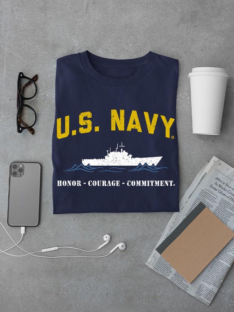 Honor. Courage. Commitment. T-shirt -Navy Designs