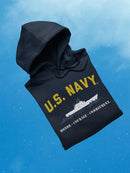 Honor. Courage. Commitment. Hoodie or Sweatshirt -Navy Designs