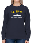 Honor. Courage. Commitment. Hoodie or Sweatshirt -Navy Designs