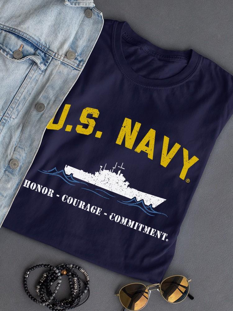 Honor. Courage. Commitment. T-shirt -Navy Designs