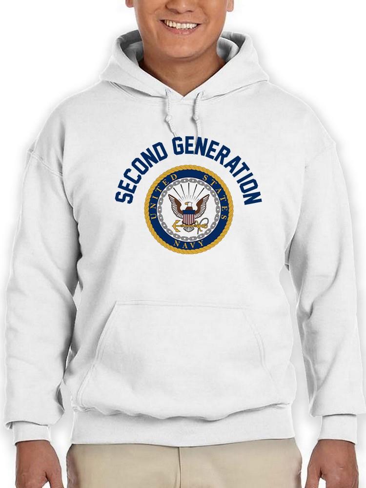 Second Generation Navy Hoodie or Sweatshirt -Navy Designs