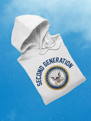 Second Generation Navy Hoodie or Sweatshirt -Navy Designs