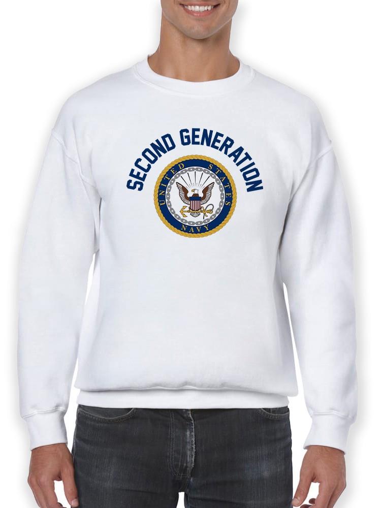 Second Generation Navy Hoodie or Sweatshirt -Navy Designs