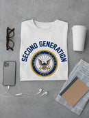 Second Generation Navy T-shirt -Navy Designs