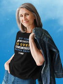 My Watch Never Ends. T-shirt -Navy Designs