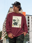 Botanical Drawings And Notes Sweatshirt -A. Descubes Designs